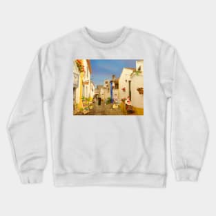 The street that never existed in Óbidos Crewneck Sweatshirt